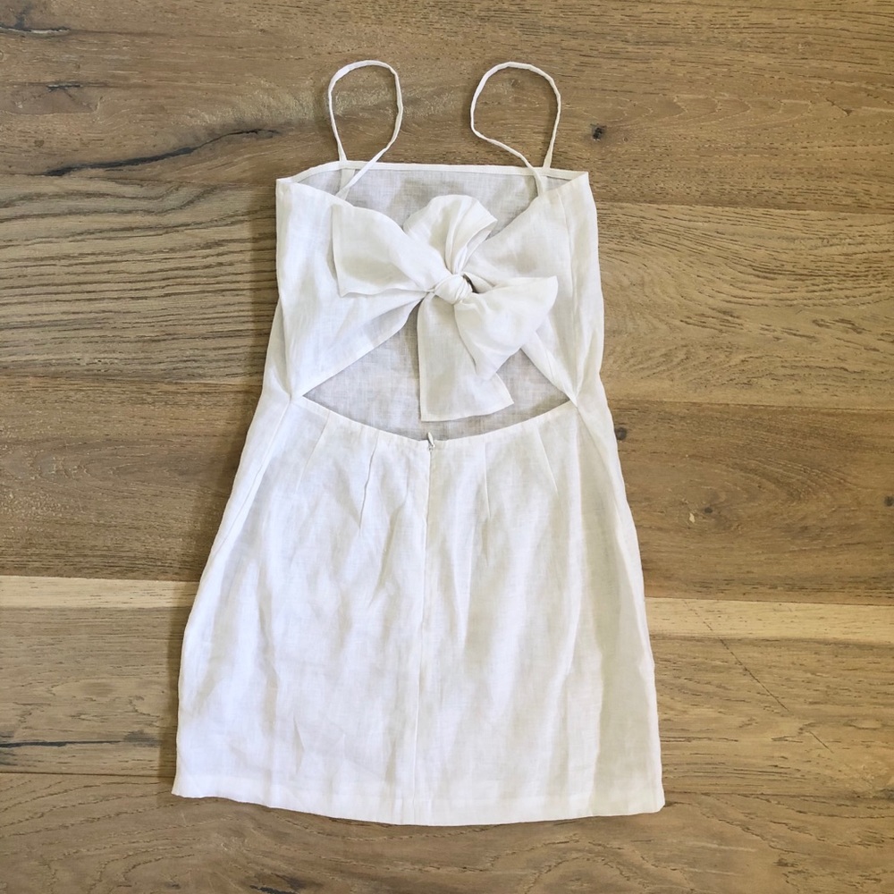 New MIKOH swim Pakala Linen Dress 0-1 cover